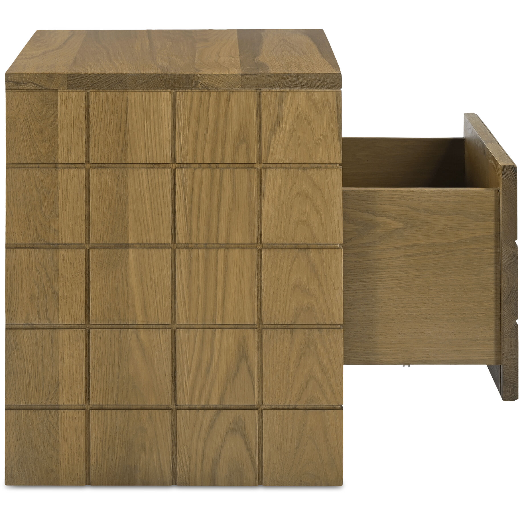 Gia 20 X 20 inch Brown Nightstand